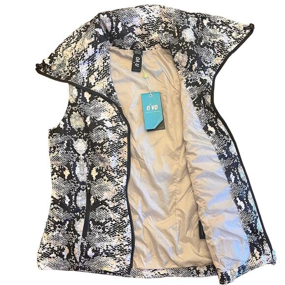 NWT NVO Sport Snakeskin Print Polyester Vest‎ Medium - Picture 7 of 13